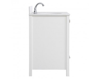 Elegant Bathroom Vanity - White (VF18836WH-BS)