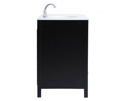 Elegant Bathroom Vanity - Black (VF18842BK)