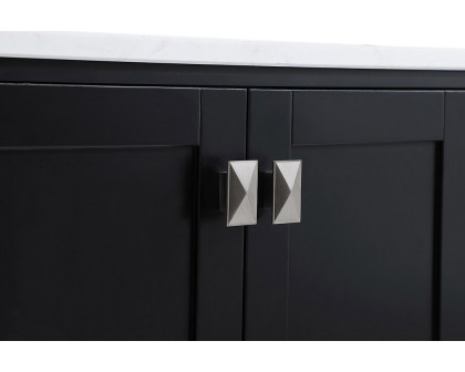 Elegant Bathroom Vanity - Black (VF18842BK-BS)