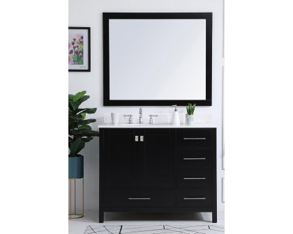 Elegant Bathroom Vanity - Black (VF18842BK-BS)