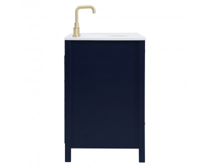 Elegant Bathroom Vanity - Blue (VF18842BL)