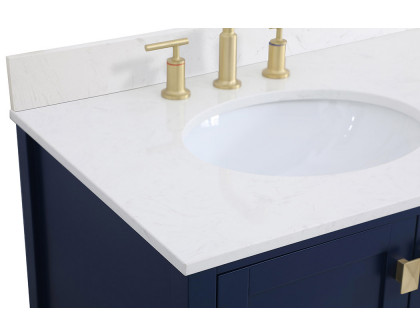 Elegant Bathroom Vanity - Blue (VF18842BL-BS)