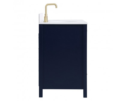 Elegant Bathroom Vanity - Blue (VF18842BL-BS)