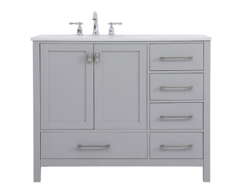 Elegant Bathroom Vanity - Gray (VF18842GR)