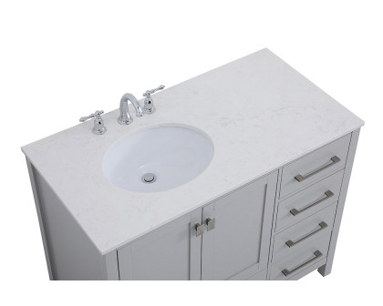 Elegant Bathroom Vanity - Gray (VF18842GR)