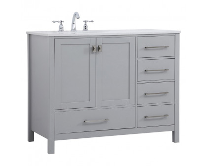 Elegant Bathroom Vanity - Gray (VF18842GR)