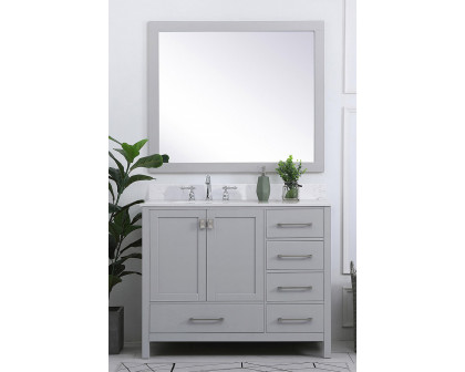 Elegant Bathroom Vanity - Gray (VF18842GR-BS)