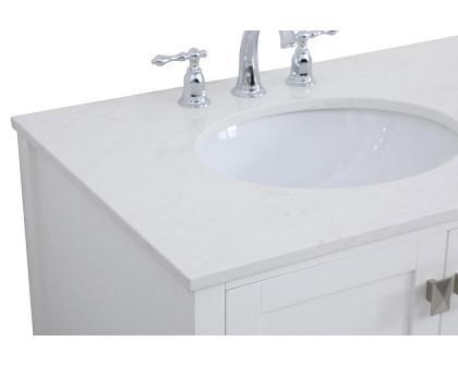 Elegant Bathroom Vanity - White (VF18842WH)