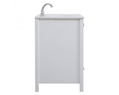 Elegant Bathroom Vanity - White (VF18842WH)