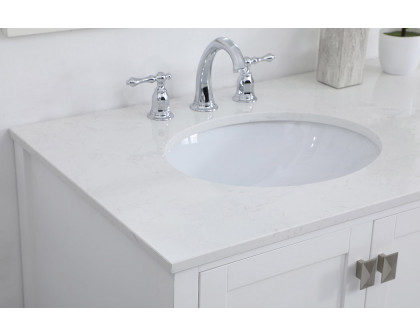 Elegant Bathroom Vanity - White (VF18842WH)