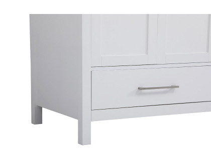 Elegant Bathroom Vanity - White (VF18842WH-BS)