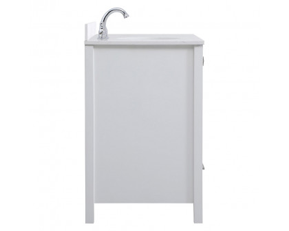 Elegant Bathroom Vanity - White (VF18842WH-BS)