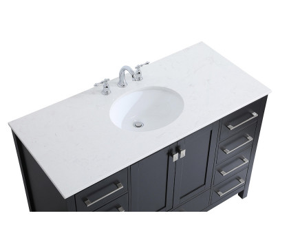 Elegant Bathroom Vanity - Black (VF18848BK)