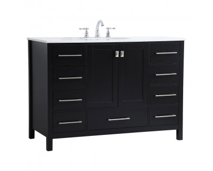 Elegant Bathroom Vanity - Black (VF18848BK)