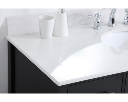 Elegant Bathroom Vanity - Black (VF18848BK-BS)