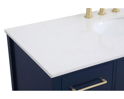 Elegant Bathroom Vanity - Blue (VF18848BL)