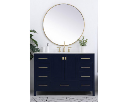 Elegant Bathroom Vanity - Blue (VF18848BL)