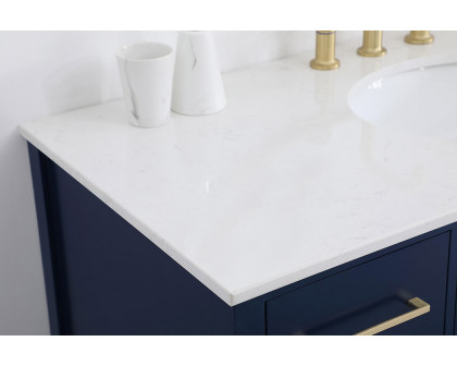 Elegant Bathroom Vanity - Blue (VF18848BL)