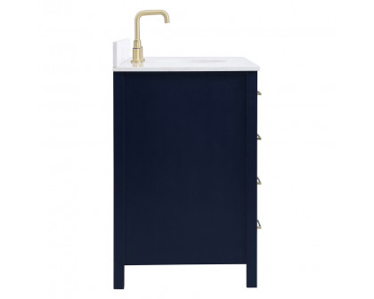 Elegant Bathroom Vanity - Blue (VF18848BL-BS)