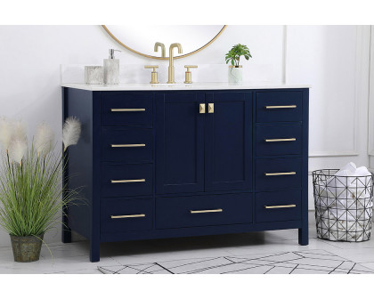 Elegant Bathroom Vanity - Blue (VF18848BL-BS)