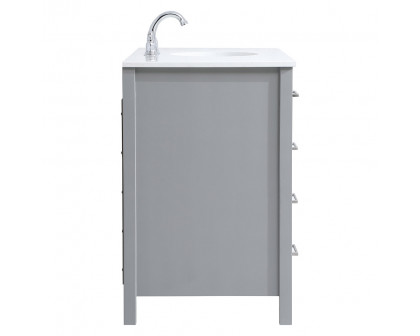 Elegant Bathroom Vanity - Gray (VF18848GR)