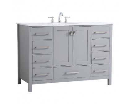 Elegant Bathroom Vanity - Gray (VF18848GR)