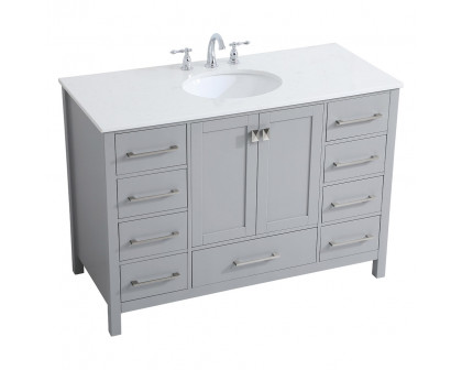 Elegant Bathroom Vanity - Gray (VF18848GR)