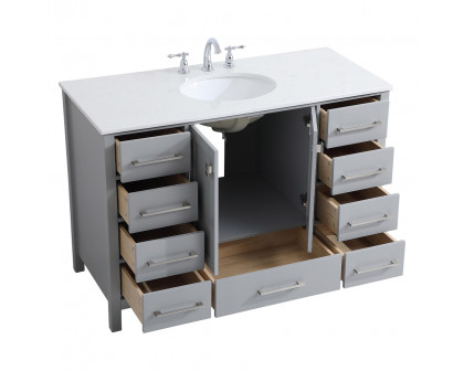 Elegant Bathroom Vanity - Gray (VF18848GR)