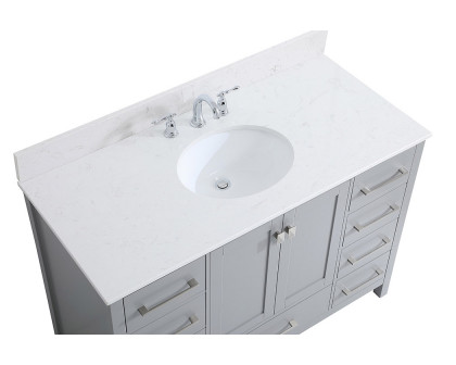 Elegant Bathroom Vanity - Gray (VF18848GR-BS)