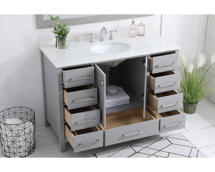 Elegant Bathroom Vanity - Gray (VF18848GR-BS)