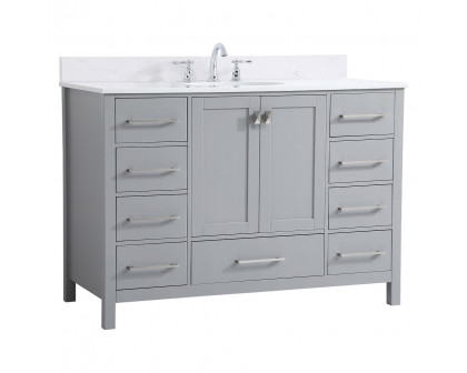 Elegant Bathroom Vanity - Gray (VF18848GR-BS)