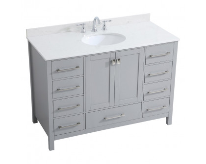 Elegant Bathroom Vanity - Gray (VF18848GR-BS)