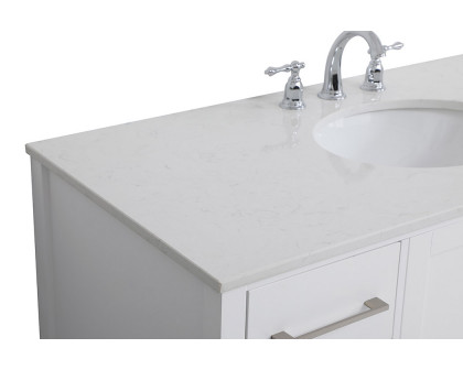 Elegant Bathroom Vanity - White (VF18848WH)