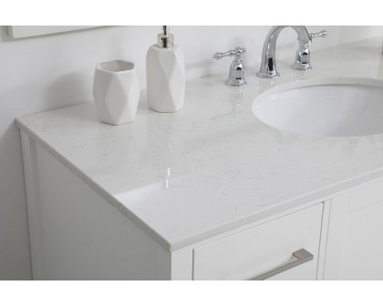 Elegant Bathroom Vanity - White (VF18848WH)