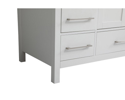 Elegant Bathroom Vanity - White (VF18848WH-BS)