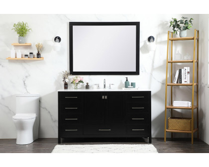 Elegant Bathroom Vanity - Black (VF18860BK)