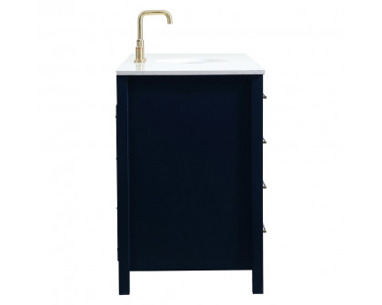 Elegant Bathroom Vanity - Blue (VF18860BL)