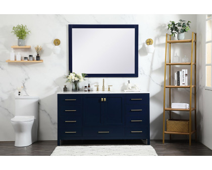 Elegant Bathroom Vanity - Blue (VF18860BL)