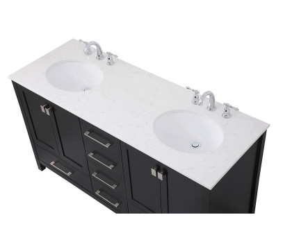 Elegant Bathroom Vanity - Black (VF18860DBK)