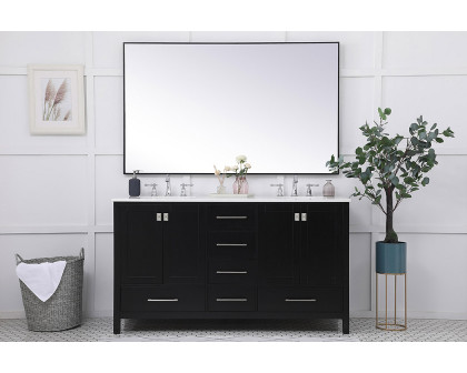 Elegant Bathroom Vanity - Black (VF18860DBK)