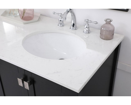 Elegant Bathroom Vanity - Black (VF18860DBK)