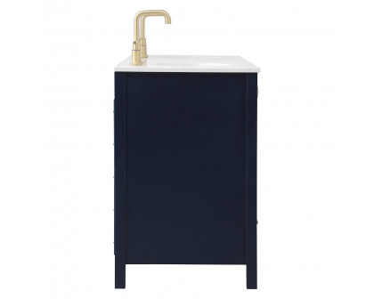 Elegant Bathroom Vanity - Blue (VF18860DBL)