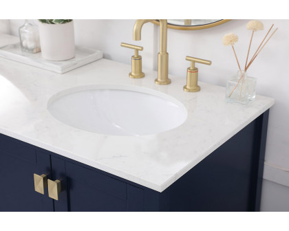 Elegant Bathroom Vanity - Blue (VF18860DBL)