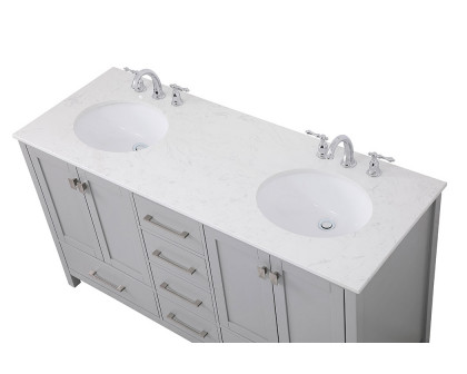 Elegant Bathroom Vanity - Gray (VF18860DGR)