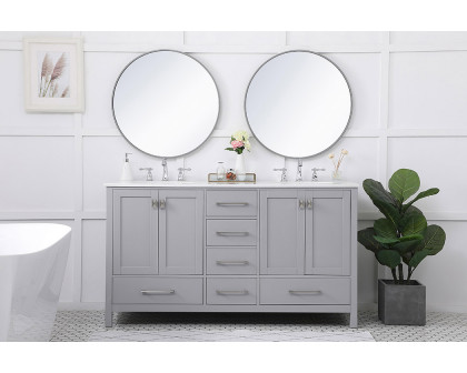 Elegant Bathroom Vanity - Gray (VF18860DGR)