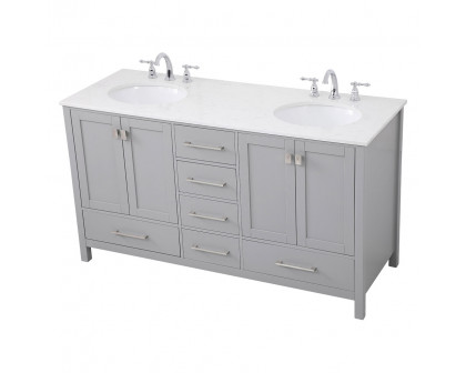 Elegant Bathroom Vanity - Gray (VF18860DGR)