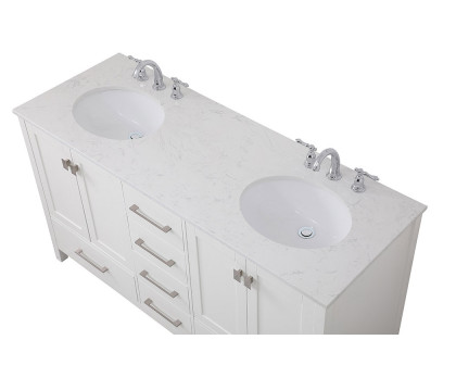 Elegant Bathroom Vanity - White (VF18860DWH)