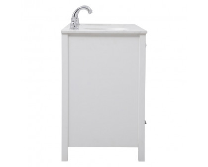 Elegant Bathroom Vanity - White (VF18860DWH)