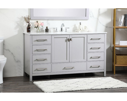 Elegant Bathroom Vanity - Gray (VF18860GR)