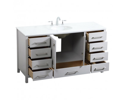 Elegant Bathroom Vanity - Gray (VF18860GR)